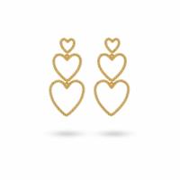 Dames oorbellen 24KAE 42442Y Gouden - thumbnail