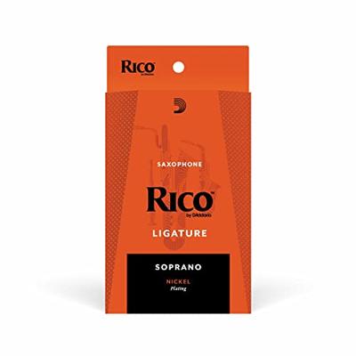 D'Addario Woodwinds RSS1LN Rico ligatuur voor sopraansax D'Addario Woodwinds RSS1LN Rico ligatuur voor sopraansax