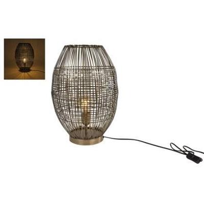 Tafellamp Lina L oud messing metaal