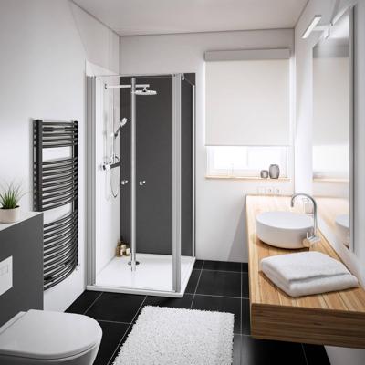 Saqu Aqua619 Swing Pendeldeur 90x192 cm Mat Zwart