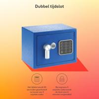 Yale YSV/170/DB2/B Vrijstaande kluis 3,8 l Staal Blauw - thumbnail