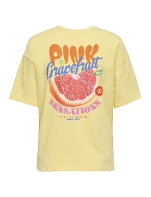Only Onlbolette Life S/s Top Box Cc Jrs T-shirt Korte Mouw 4936981 Sunlight Pink