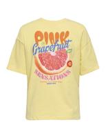 Only Onlbolette Life S/s Top Box Cc Jrs T-shirt Korte Mouw 4936981 Sunlight Pink - thumbnail