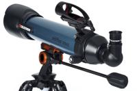 Celestron 22403 Inspire 100AZ Refractortelescoop met ingebouwde smartphone-adapter, Blauw - thumbnail