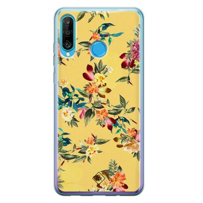 Huawei P30 Lite siliconen hoesje - Floral days