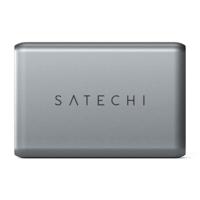 Satechi ST-TC100GM-EU USB-oplader 100 W 1x USB-A, 2x USB-C USB PD Zwart, Grijs Binnen - thumbnail