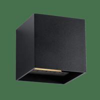 GardenLights Vierkante muurlampMauri 12v 10cm zwart - 3177011 - thumbnail