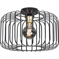 HighLight plafondlamp Lucca 40 cm - zwart