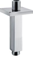 Wiesbaden luxe douche-arm vierkant plafondbev. 15 cm chroom - thumbnail