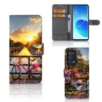 OPPO Reno 6 Pro Plus 5G | Flip Cover | Amsterdamse Grachten - thumbnail