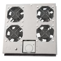 LogiLink FAS122G 19 inch 4 x Ventilator voor patchkast Grijs - thumbnail