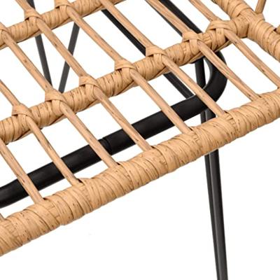 Tuinstoelen 2 st met armleuning 56x64x80 cm PE-rattan
