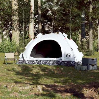 VidaXL Tent 3-persoons snelontgrendeling verduisterende stof wit VidaXL Tent 3-persoons snelontgrendeling verduisterende stof wit