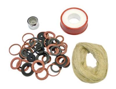 Kirchhoff Pakking assortiment, met beluchter/M22 afdichtingstape afdichting hennep (50x) - 98697170