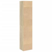 Boekenkast 40x30x189 cm bewerkt hout sonoma eikenkleurig - thumbnail