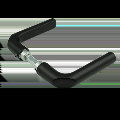 AMI Deurkruk 369 Deurdikte 38/42 Zwart 9005 Str - 739047