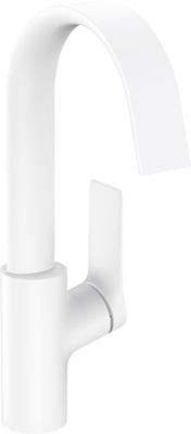 Hansgrohe Wastafelmengkraan Vivenis Eengreeps 210 Met Draaibare Uitloop Zonder Afvoer Mat Wit