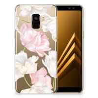 Samsung Galaxy A8 Plus (2018) TPU Case Lovely Flowers - thumbnail