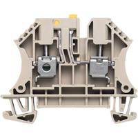 Testscheidingsserieklem WTR 4 STB 7910210000 Donkerbeige Weidmüller 50 stuk(s) - thumbnail