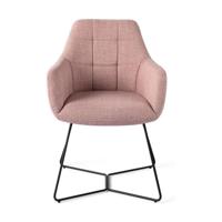 Jesper Home Noto eetkamerstoel Vintage Rose beehive black - thumbnail