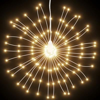 VidaXL Kerstverlichting vuurwerk 8 st 140 warmwitte led's 17 cm VidaXL Kerstverlichting vuurwerk 8 st 140 warmwitte led's 17 cm