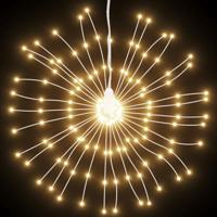 VidaXL Kerstverlichting vuurwerk 8 st 140 warmwitte led's 17 cm - thumbnail
