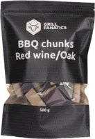 Grill Fanatics barbecue chunks rode wijn/eiken 500 gram - thumbnail