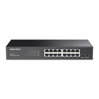 TP-Link Mercusys MS116GS Gigabit Switch 16 poorten, desktop- of rekmontage, plug & play, verkeersprioriteit, looppreventie, isolatiemodus, stille werking, metalen behuizing - thumbnail