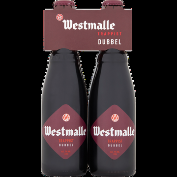 Westmalle Trappist Dubbel Fles 4 x 330ML bij Jumbo