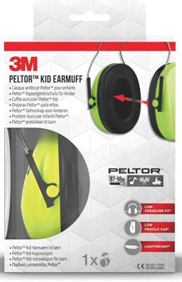3M Peltor KID H510AKG Oorkap 27 dB EN 352-1 1 stuk(s) 3M Peltor KID H510AKG Oorkap 27 dB EN 352-1 1 stuk(s)