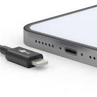 goobay Lightning - USB-C oplaad en synchronisatiekabel - thumbnail