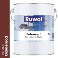 Ruwol Betonverf Oxyderood (RAL 3009) 5 liter - thumbnail