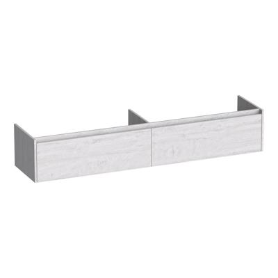 Brauer Embrace - Onderkast - 200 cm - met 2 Softclose Lades Greeploos en 2 Sifon Uitsparingen - Forest Seashell