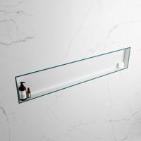 MONDIAZ EASY Nis 149,5x29,5cm in solid surface kleur Smag | Talc. 1 vak geschikt voor in- of opbouw - thumbnail