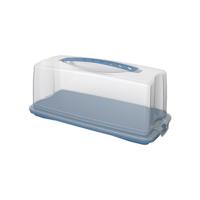 Rotho Fresh Cakedoos 36x16.5x16.5 cm Horizon Blauw/Transparant - thumbnail