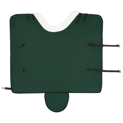 VidaXL Paardendeken volledig donkergroen 75 cm polar fleece