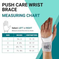 Push Care Polsbrace Rechts 15-17cm T2 - thumbnail