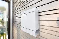 Burg Wächter 42040 SEATTLE 848 W Brievenbus Staal Wit Sleutelslot - thumbnail