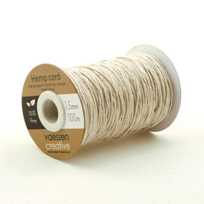 Vaessen Creative • hemp koord naturel 1,5mmx100m