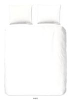 Good Morning Dekbedovertrek "uni dessin" - Wit - (140x200/220 cm) - Katoen - thumbnail