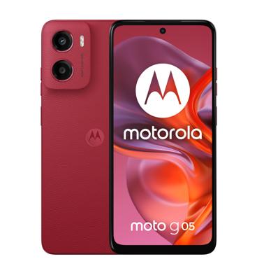 Motorola moto g05 64 GB Rood Energielabel A (A - G) 16.9 cm (6.67 inch) Smartphone