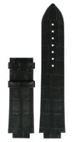 Horlogeband Tissot T0615101605100A / T610031277 Leder Zwart 15mm - thumbnail