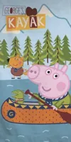 Peppa pig strandlaken Kayak 70 x 140 cm katoen - thumbnail