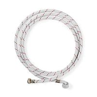 Nedis Nylon Toevoerslang | 1/2'' | 3/4'' | 10 bar | 90 °C | 3 m | Rood / Wit | 1 stuks - WAIH3412SH1N30 WAIH3412SH1N30 - thumbnail