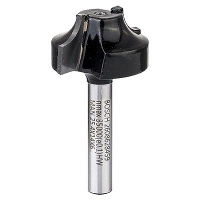 Profielfrees A 6 mm, R1 6,3 mm, D 25,4 mm, L 14 mm, G 46 mm Bosch Accessories 2608628459