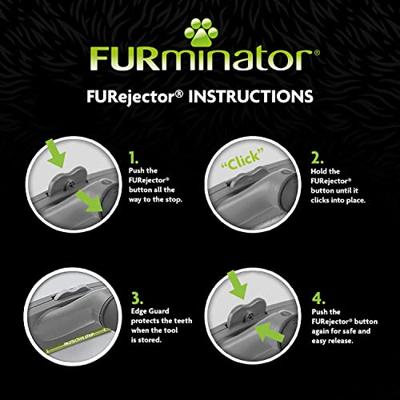 Furminator Hondenborstel, Hond Maat XS, Langhaar