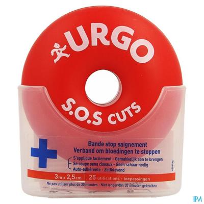 Urgo Sos Cuts Verband 3m X 2,5cm