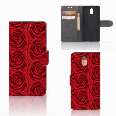 Nokia 3.1 (2018) Hoesje Red Roses Nokia 3.1 (2018) Hoesje Red Roses