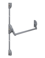 Lips FLAR101Z Paniekopener Freedom Line Model R | met duwstang | 2 - 3 sluitpunten zijwaards met nachtschootblokkering | 1210mm kleur - thumbnail