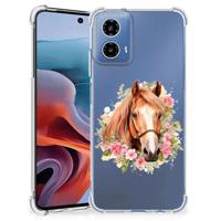 Case Anti-shock voor Motorola Moto G34 Paard - thumbnail